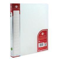 concord natural a4 2 o ring 25mm polypropylene ring binder clear pack  ...
