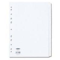 concord subject divider a4 12 part white 79501