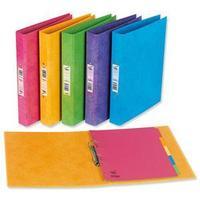 Concord (A4) Contrast 2 O-Ring Capacity 25mm Laminated Ring Binder (Assorted Colours) Pack of 10