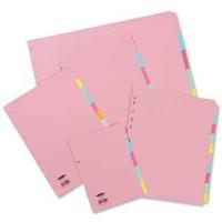 Concord 72299/J22 Subject Dividers 230 Micron 10-Part A4 10 Colours