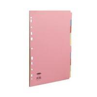 concord commercial subject dividers extra wide 10 part a4 assorted ref ...