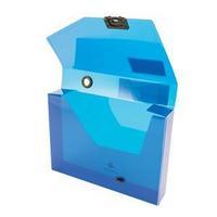 concord document box polypropylene 60mm spine a4 blue