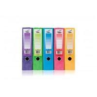 concord a4 contrast lever arch file laminated capacity 80mm assorted p ...