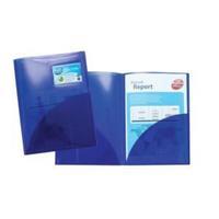 concord twinfile presentation folder polypropylene a4 blue pack of 5