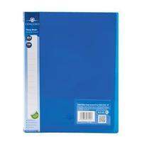Concord (A4) 75 micron 100 Sheet Capacity Polypropylene Clamp Binder (Blue) Pack of 10