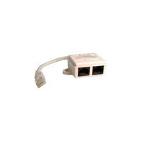 Connectix 22-2125 Cat5e Two-Way Modular Adaptor Y Type
