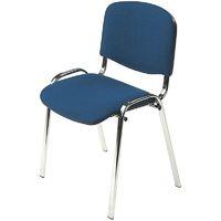 Coniston Conference Chair without Arms Black Frame Blue