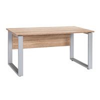 contact rectangular hoop leg desk 1500mm sonoma oak