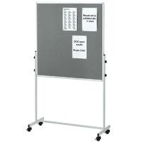 Combi Mobile Noticeboard W 700mm x H 1200mm