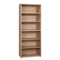 contact 5 shelf bookcase white