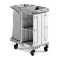 COMPACT MAID SERVICE TROLLEY HOUSEKEEPING TROLLEY WITH SMALL BASE