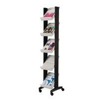 CORNER LITERATURE DISPLAY GREY - -