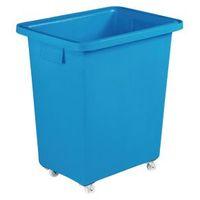 CONTAINER - MOBILE NESTING 580x410x700mm LIGHT BLUE