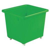 CONTAINER - MOBILE NESTING 625x570x570mm GREEN