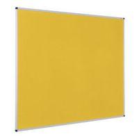 COLOURPLUS FABRIC NOTICEBOARDS - 900 x 600MM (HXW) - YELLOW