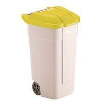 CONTAINER - BIG WHEEL - 100L WITH YELLOW LID