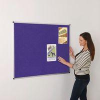 COLOURPLUS FABRIC NOTICEBOARDS - 900 x 600MM (HXW) - PURPLE