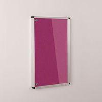 COLOURPLUS FABRIC TAMPERPROOF NOTICEBOARDS - 900 x 600MM (HXW) - MAGENTA