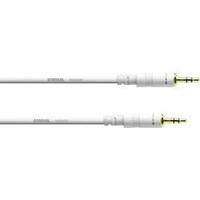 cordial 63 mm jack instrument cable white