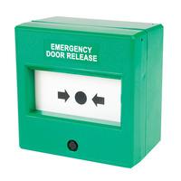 comus cp84sgs resettable green emergency door release point