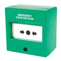 Comus CP54SG Like Glass Green Emergency Door Release Point