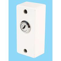 comus g3pk003 white polycarbonate alarm pass key grade 3