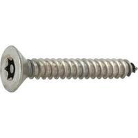 Countersunk sheet metal screw 3.5 mm 25 mm Pin-in-torx Stainless steel 10 pc(s) TOOLCRAFT 88115