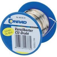 conrad components silver plated copper wire 22 mna reel