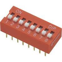 Conrad Components DS-09 DIP Switch, DS Series Standard Number of pins 9 9 x on/off