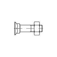 Countersunk screws (square lag) ...