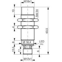 contrinex dw as 614 m18 002 inductive sensor 320 820 119