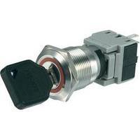 Conrad Components Stainless steel key switch, 250 V/AC 5 A LAS1-BGQ LAS1-BGQ-11Y/23