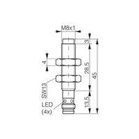 Contrinex DW-AS-613-M8-001 Inductive Sensor, 220 220 028