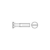 Countersunk screws M3 4 mm Slot DIN 963 Steel zinc galvanized 200 pc(s) TOOLCRAFT 134155