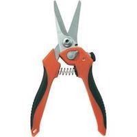 Combination Scissors TOOLCRAFT 826724 Suitable for Paper, cardboard, leather, flowers, thin copper wires, plastics, wood