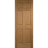 colonial 6 panel oak veneer interior door 78in x 27in x 35mm 1981 x 68 ...