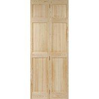 Colonial 6 Panel Clear Pine Bifold Interior Door 78in x 30in x 35mm (1981 x 762mm)