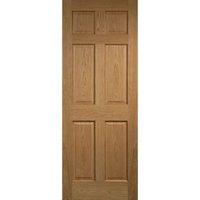 Colonial 6 Panel Oak Veneer Interior Door 78in x 33in x 35mm (1981 x 838mm)