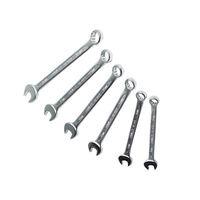 combination spanner set of 6 metric 10 to 17mm