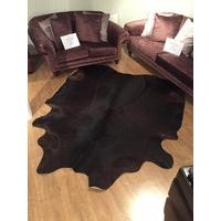 cow hide dark brown tw