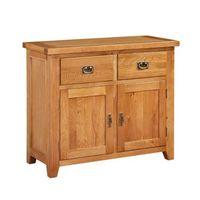 cotswold oak 2 door 2 drawer sideboard