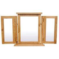 Cotswold Oak Triple Mirror