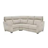 Compact Collection Midi Fabric Recliner Corner Sofa