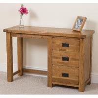 Cotswold Rustic Solid Oak Dressing Table