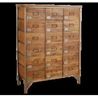 Coleman\'s 18 Drawer Re-Engineered Apothecary Chest
