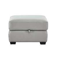 Compact Collection Petit Leather Storage Footstool