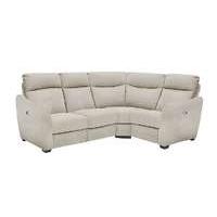 Compact Collection Midi Fabric Recliner Corner Sofa