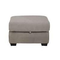 Compact Collection Midi Fabric Storage Footstool