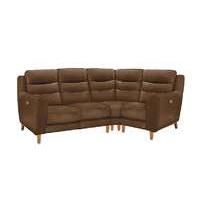 Compact Collection Bijoux Fabric Recliner Corner Sofa