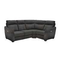 Compact Collection Midi Fabric Recliner Corner Sofa